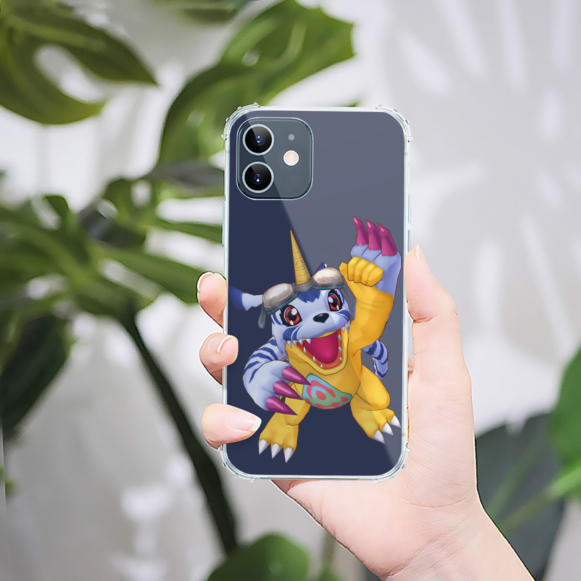 （画像用） Digimon デジタルモンスター/デジモン 【iPhone 12シリーズ対応】透明スマホケース（クリアソフトケース）